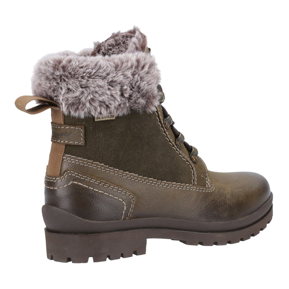 Evenlode Ankle Boots Khaki