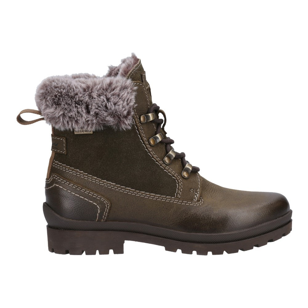 Evenlode Ankle Boots Khaki