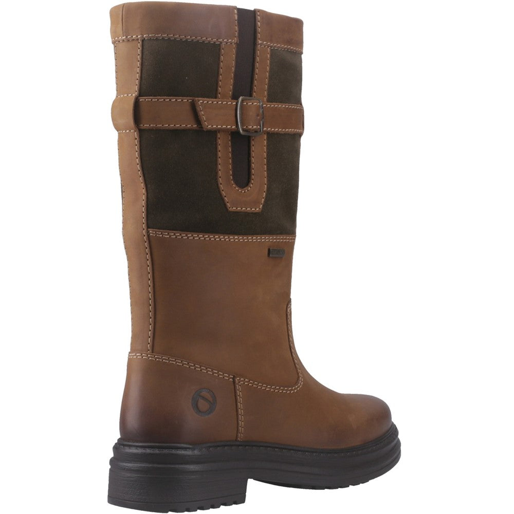 Broadwell Mid Boots Tan/Green