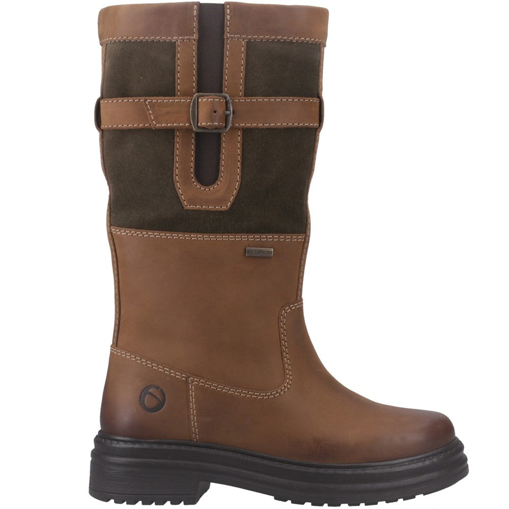 Broadwell Mid Boots Tan/Green