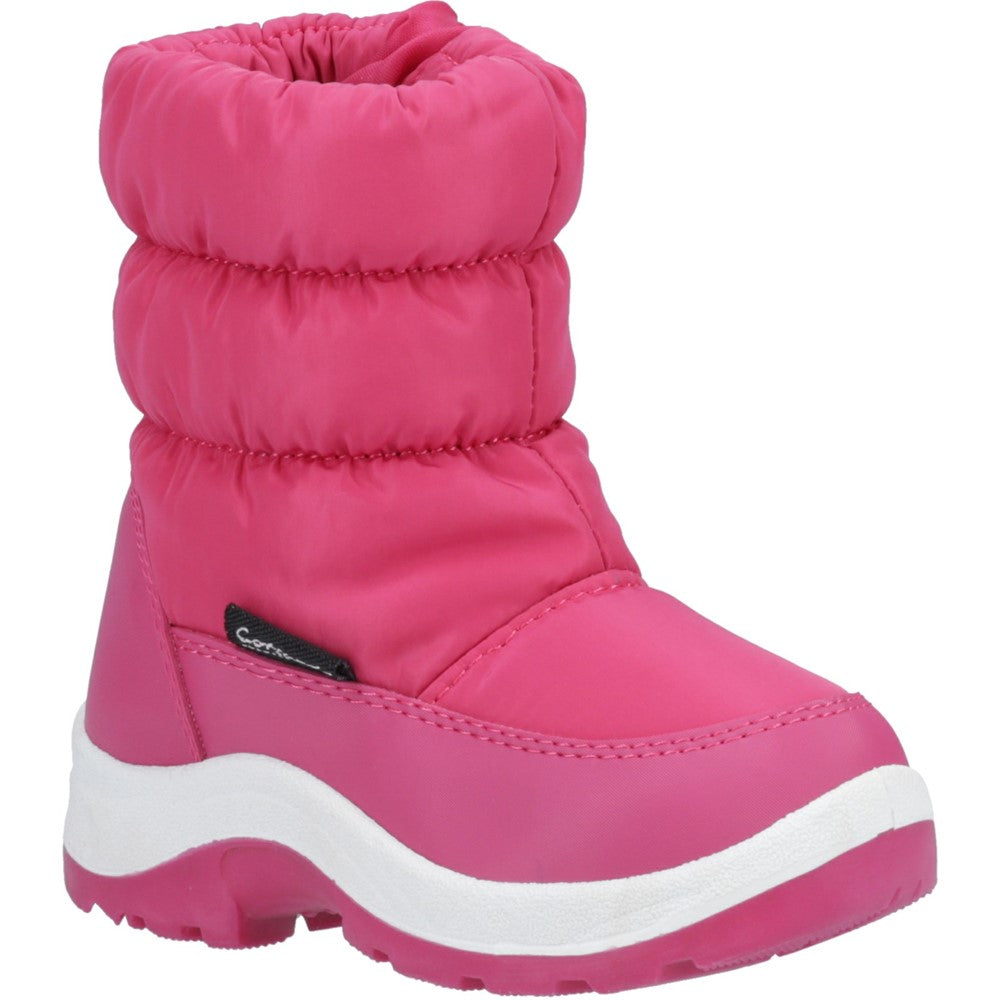 Kids Tirely Snowboots Pink Cotswold-Shoes