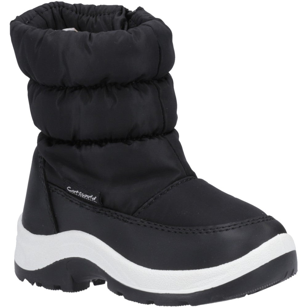 Kids Tirely Snowboots Black Cotswold-Shoes