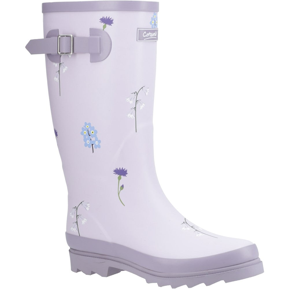 Wildflower Tall Wellingtons Lilac