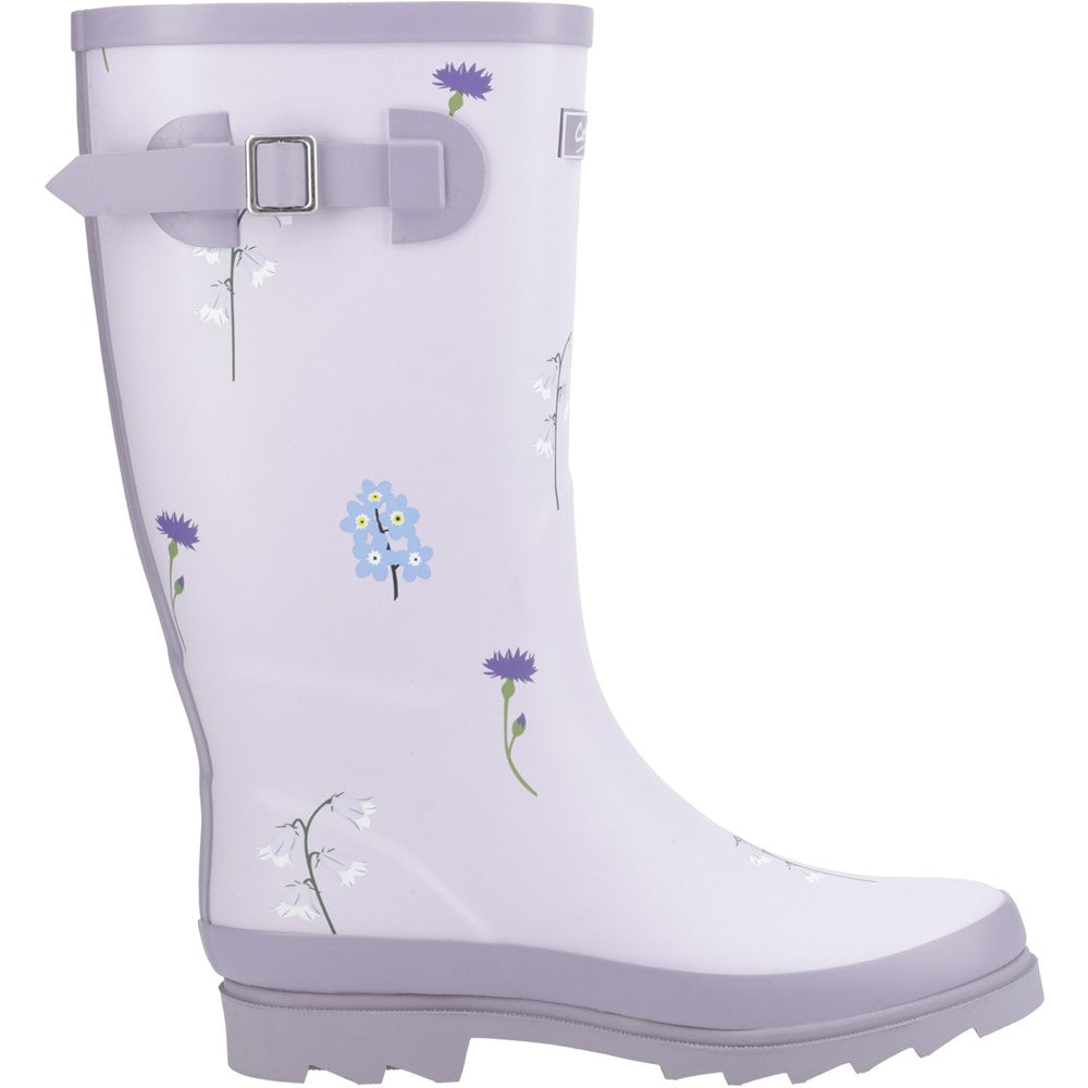 Wildflower Tall Wellingtons Lilac