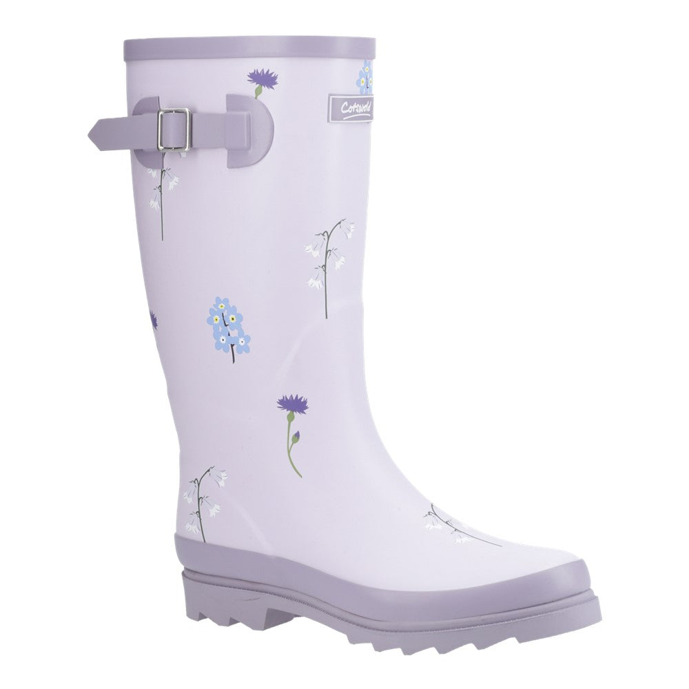 Wildflower Tall Wellingtons Lilac