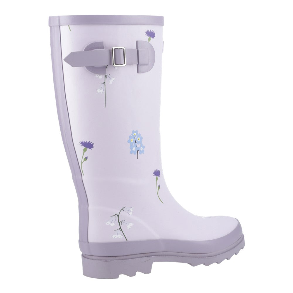 Wildflower Tall Wellingtons Lilac