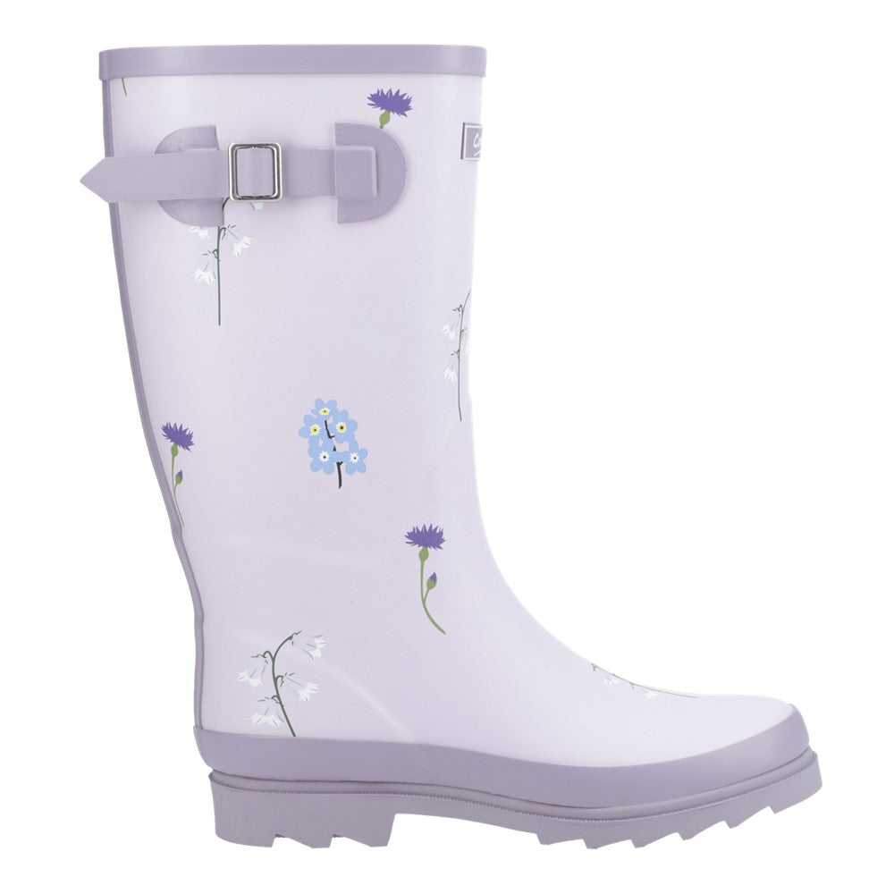 Wildflower Tall Wellingtons Lilac