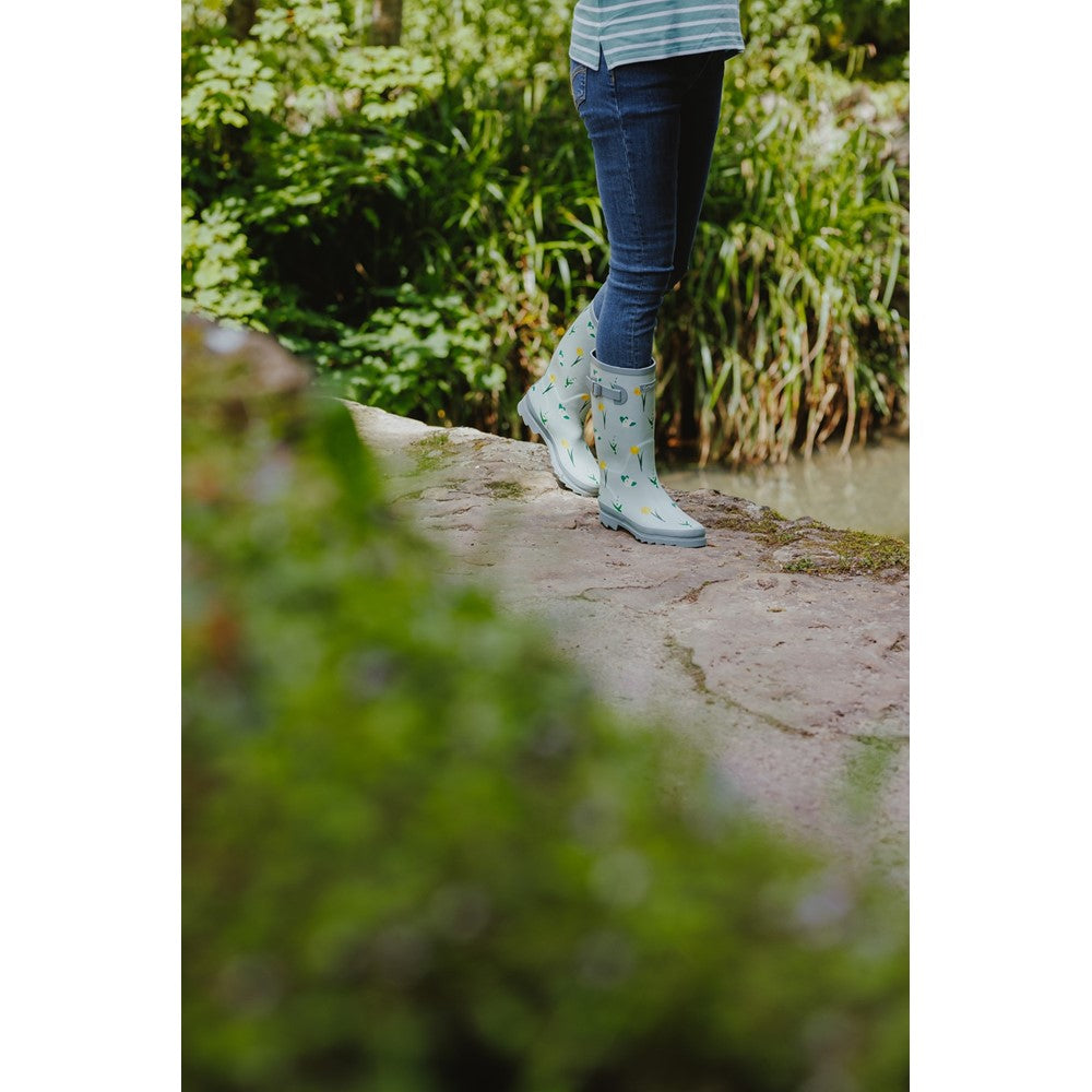 Wildflower Tall Wellingtons Mint