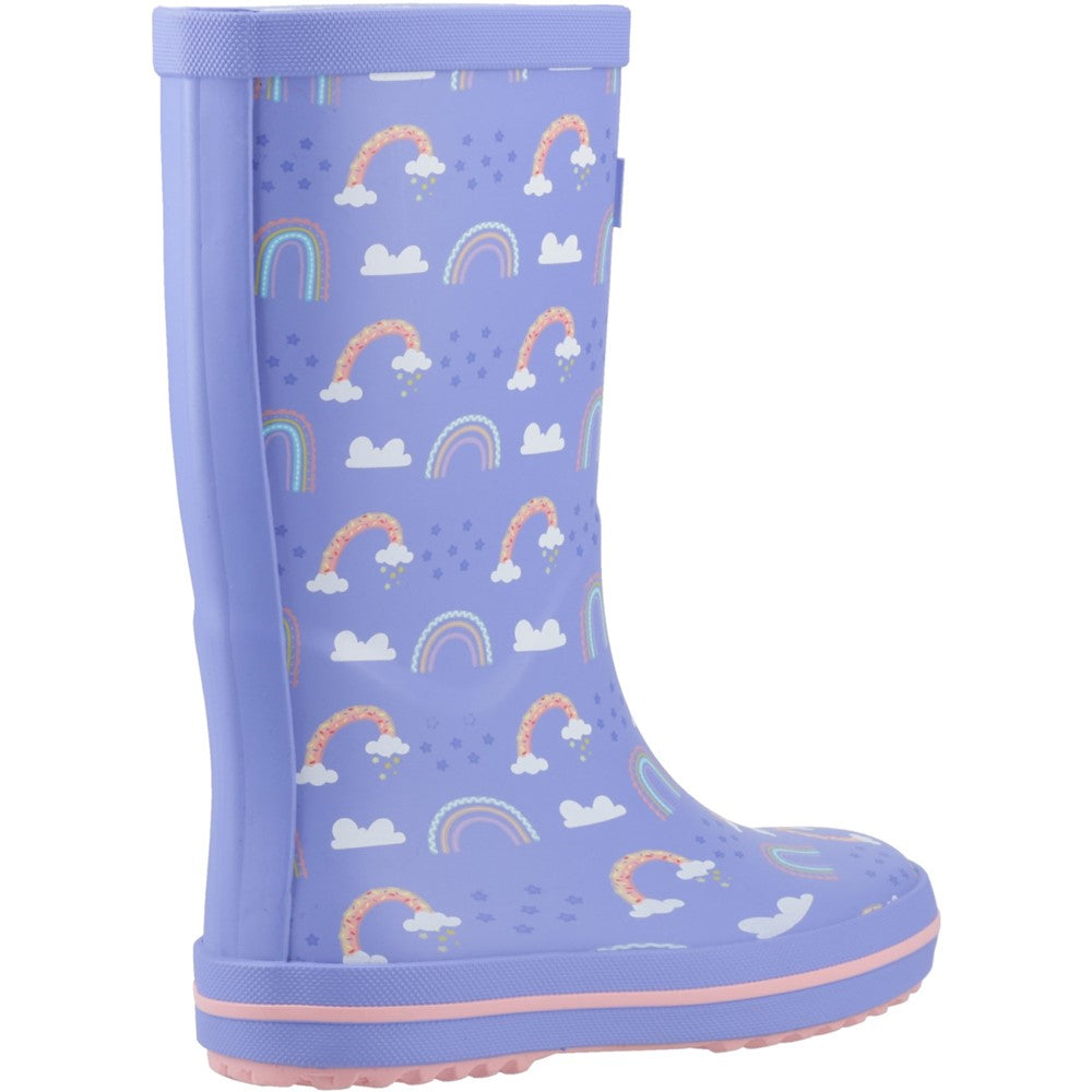 Kids Charlbury Junior Wellingtons Rainbow