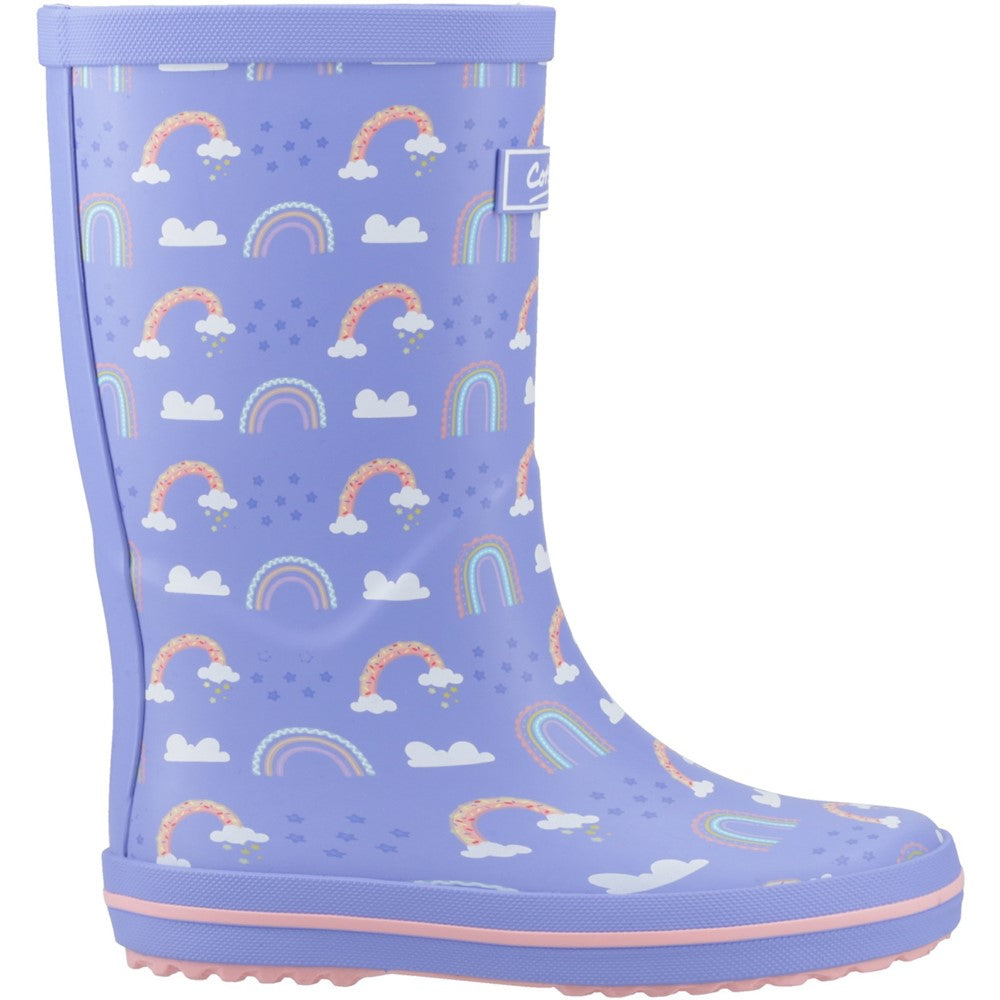 Kids Charlbury Junior Wellingtons Rainbow