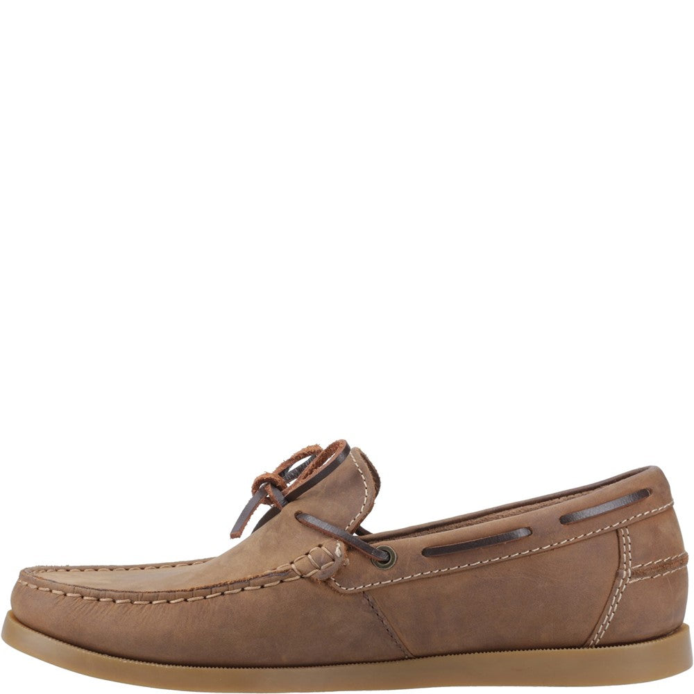 Slad boat shoes Tan