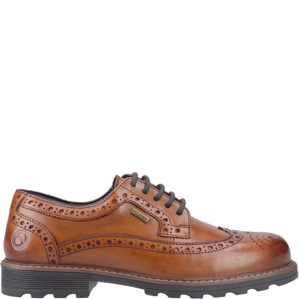 Ramsden Brogue Dress Shoes Tan