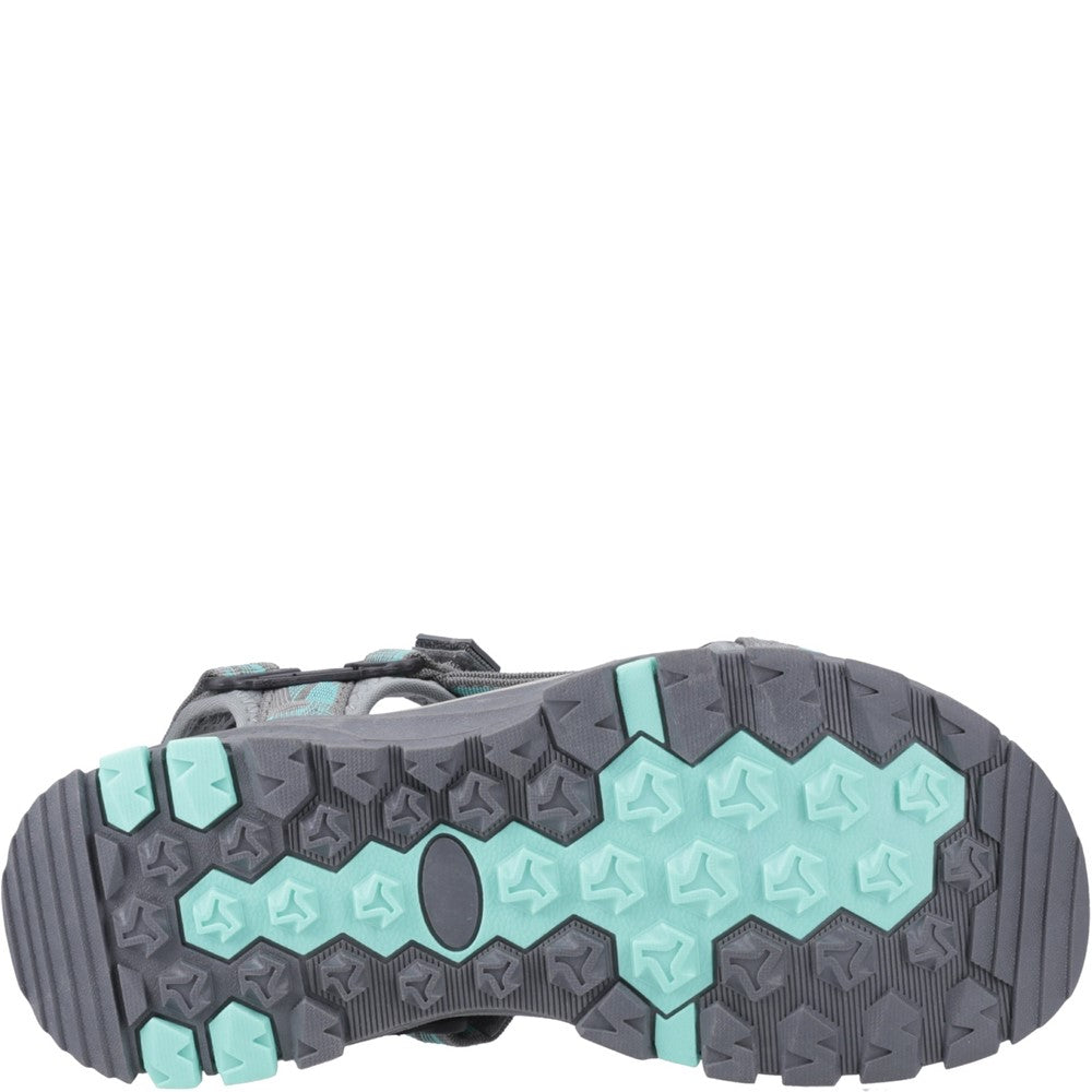 Stanton Sandals Grey/Turquoise