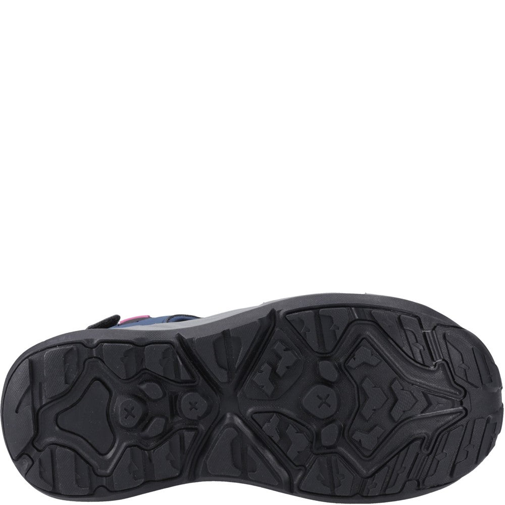 Bibury Sandals Navy/Fuchsia