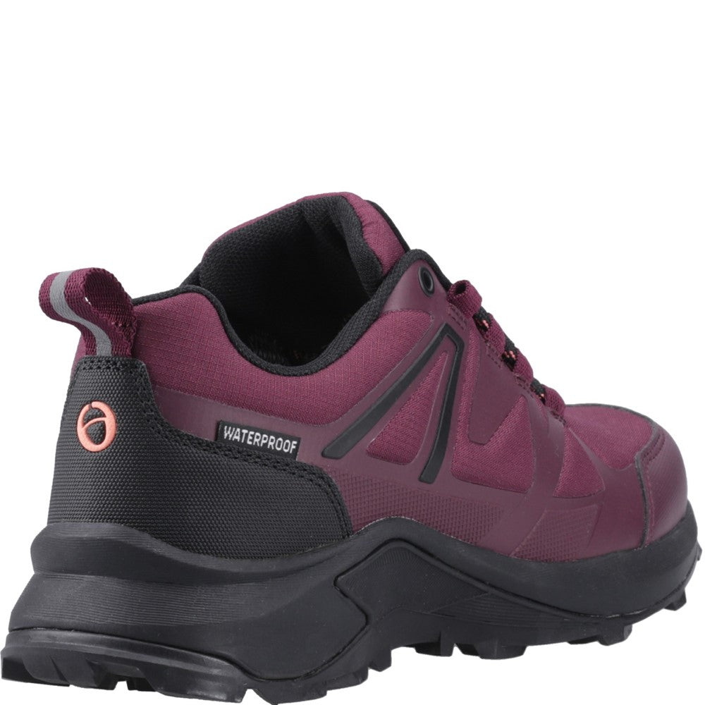 Horton Low Recycled Hiking Shoes WP Burgundy
