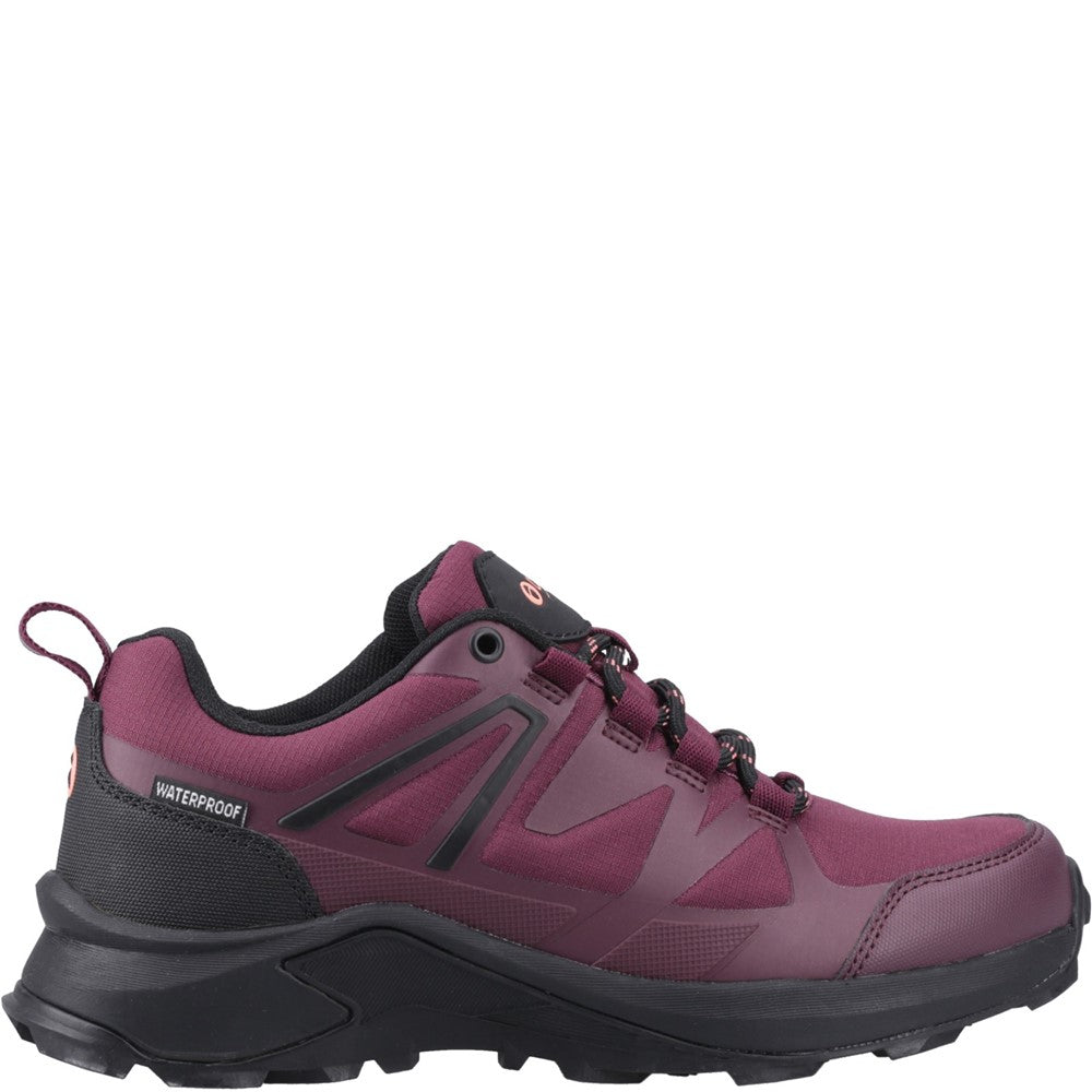 Horton Low Recycled Hiking Shoes WP Burgundy
