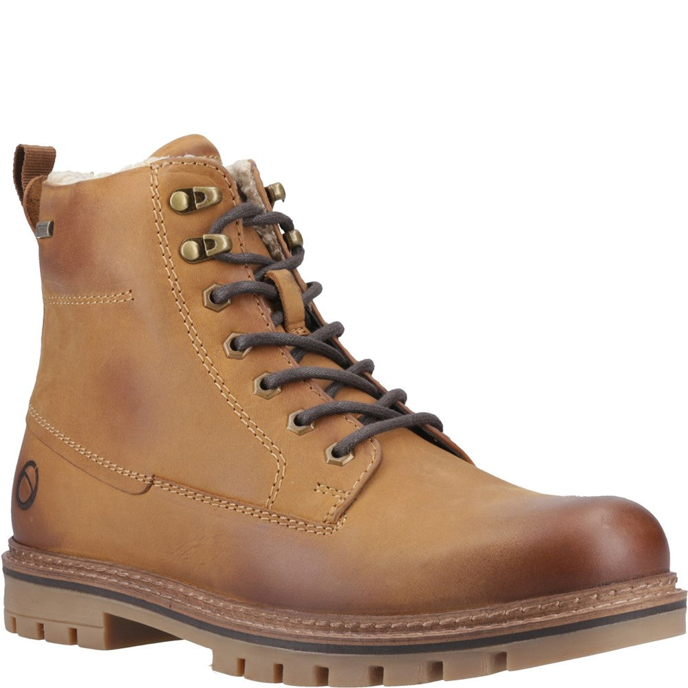 Clanfield Lace Up Boots Tan