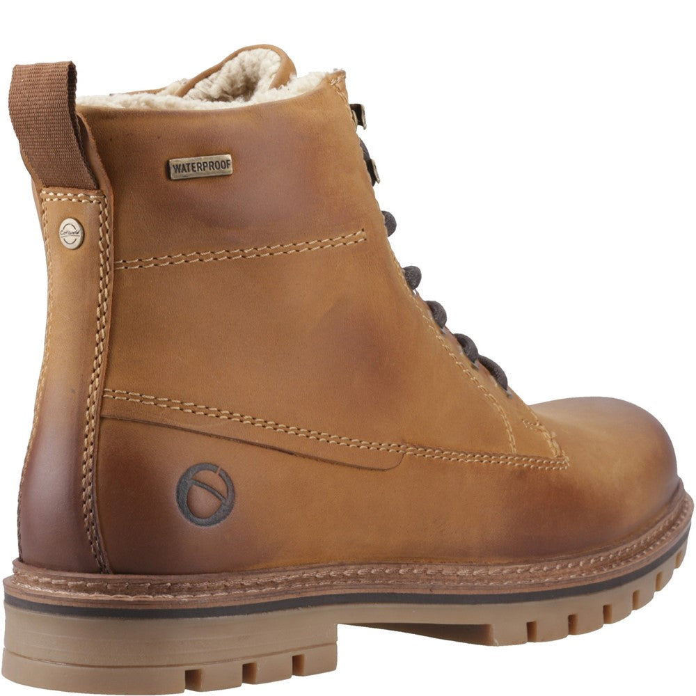 Clanfield Lace Up Boots Tan