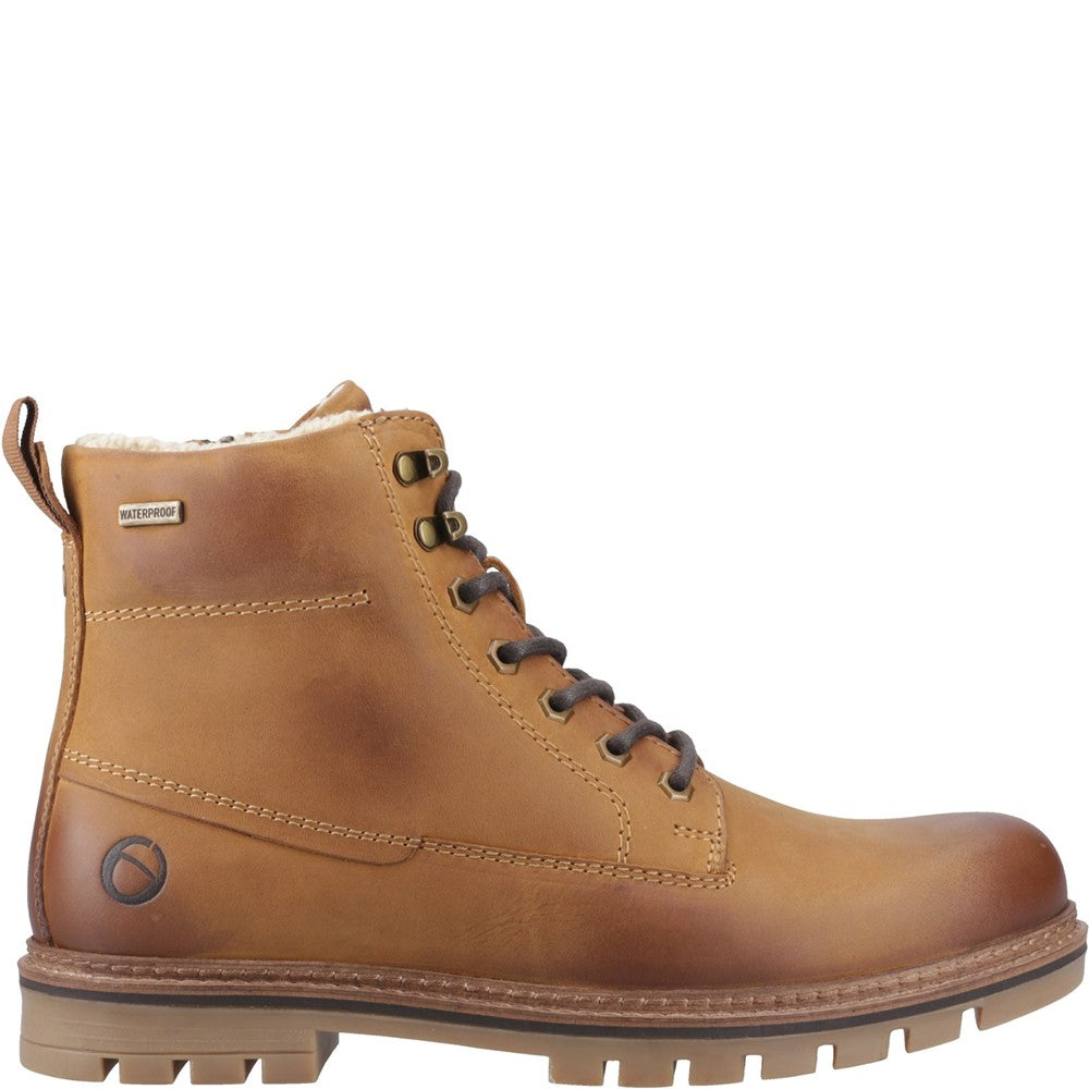 Clanfield Lace Up Boots Tan