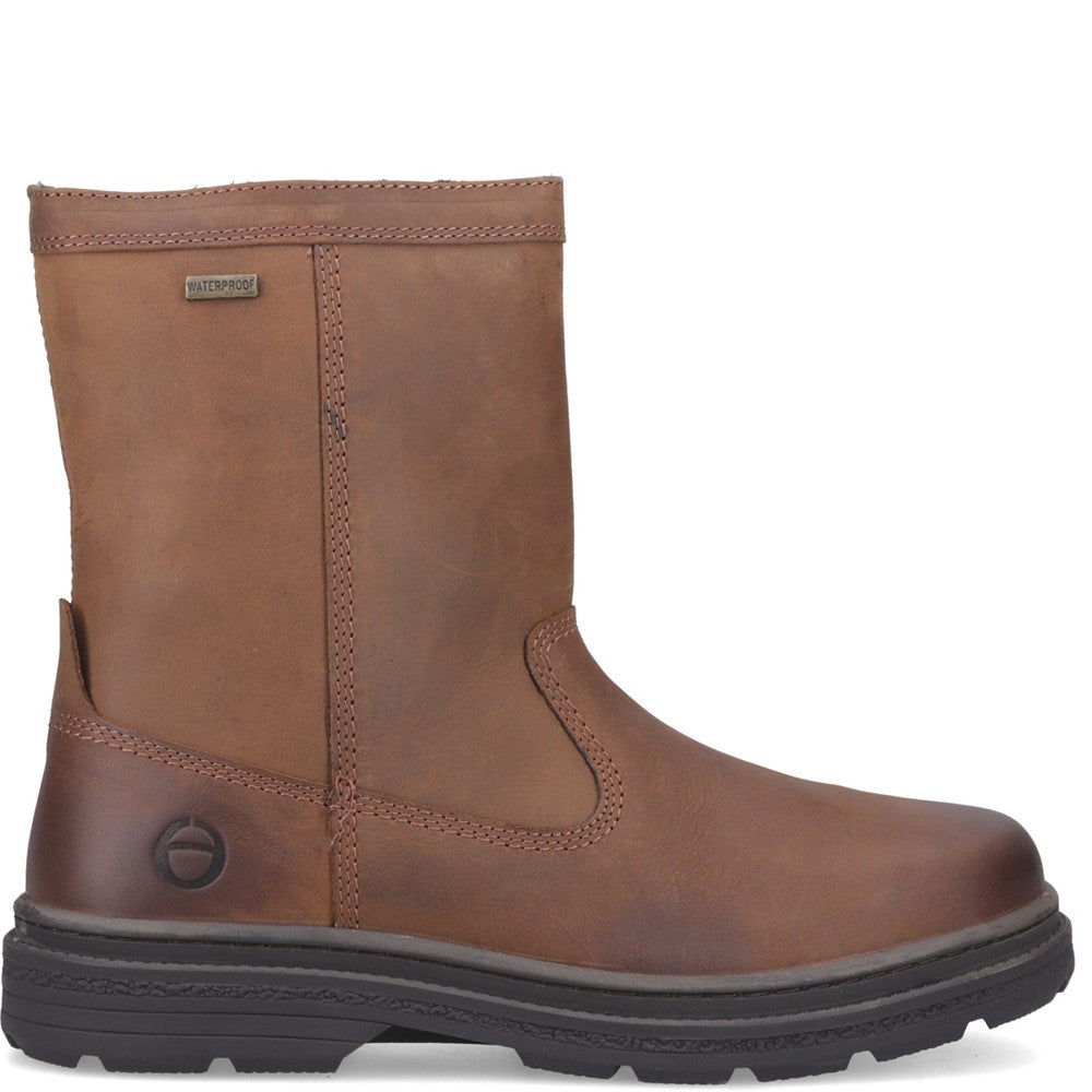 Crawley Leather Boots Tan