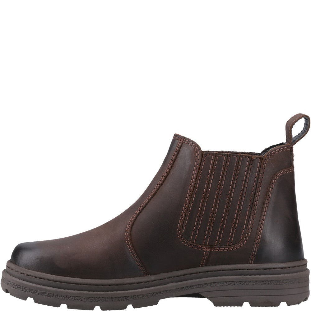 Bisley Leather Ankle Boots Brown