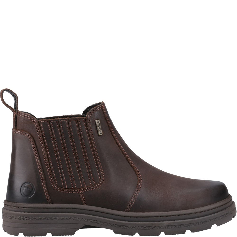 Bisley Leather Ankle Boots Brown