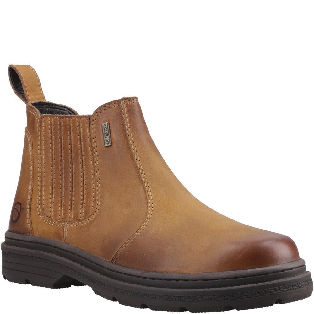 Bisley Leather Ankle Boots Tan
