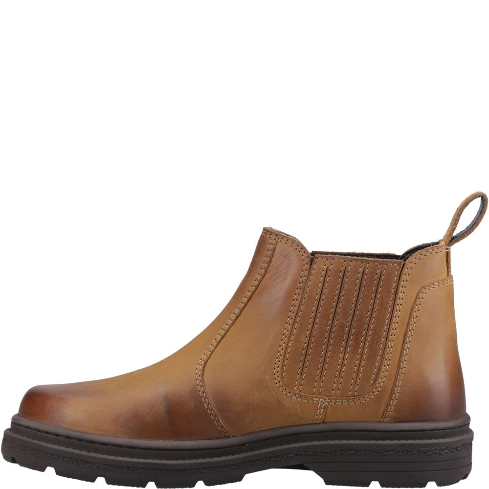 Bisley Leather Ankle Boots Tan