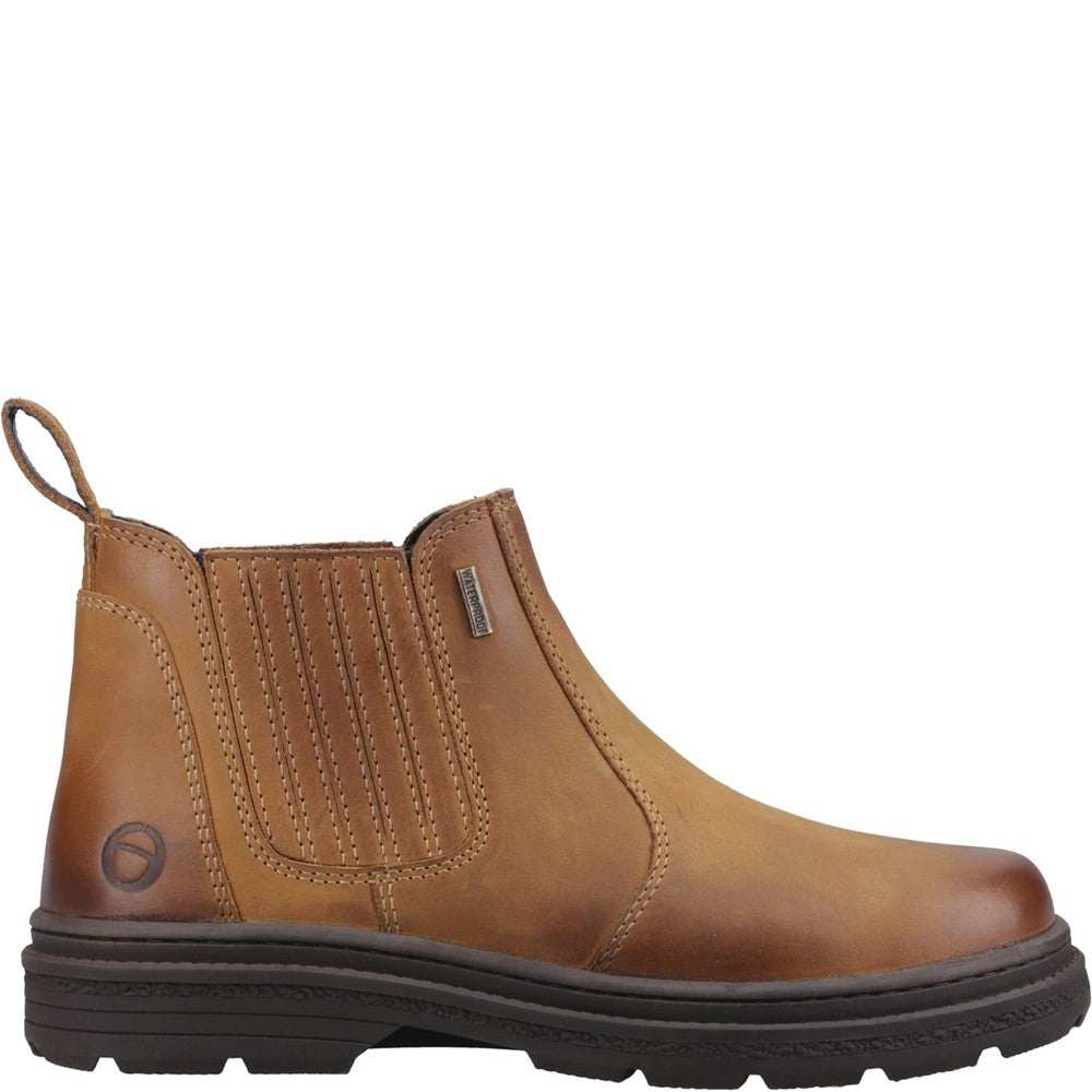 Bisley Leather Ankle Boots Tan