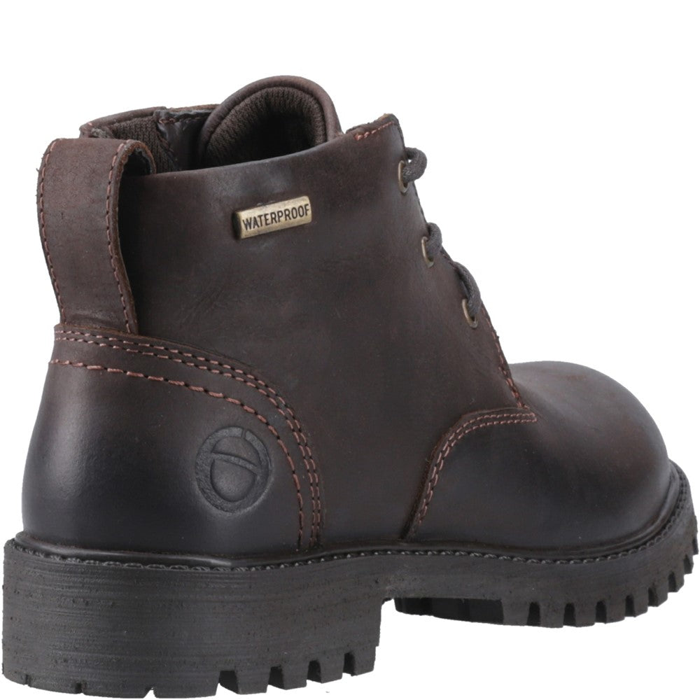 Kids Filkins Leather Boots Brown