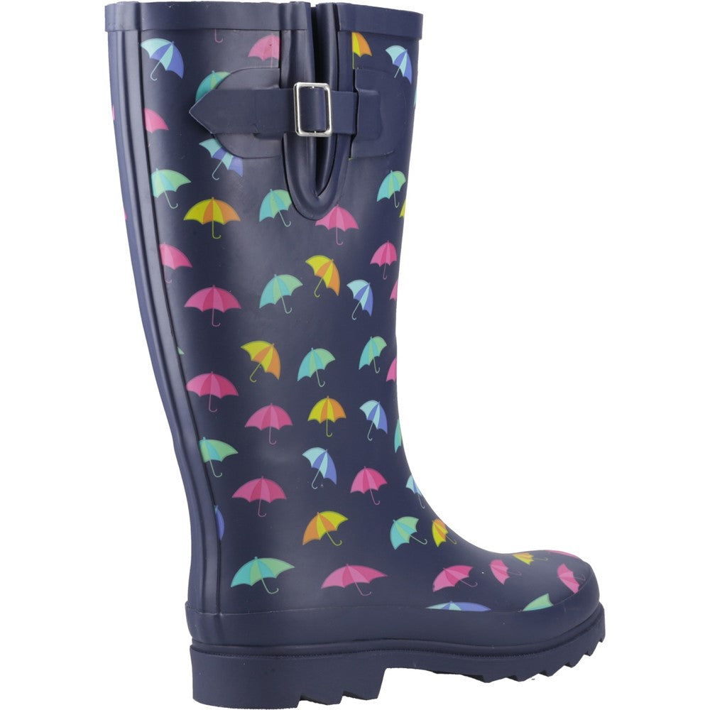 Cleeve Tall Wellingtons Navy
