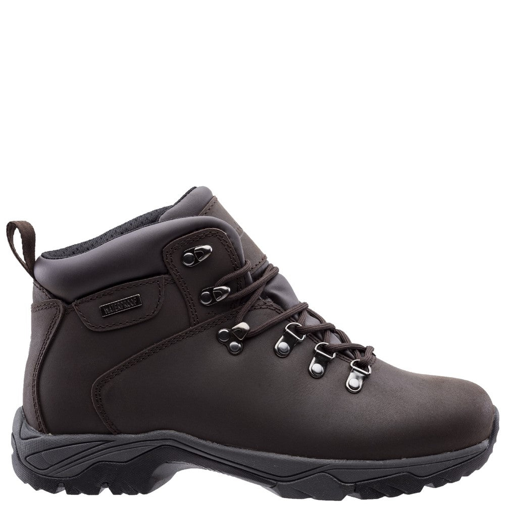 Mens Nebraska Leather Waterproof Hiker Boots Crazy Horse