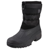 Chase Touch Fastening and Zip up Winter Boots Black
