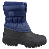 Chase Touch Fastening and Zip up Winter Boots Navy
