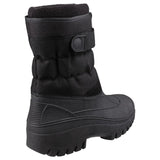 Chase Touch Fastening and Zip up Winter Boots Black