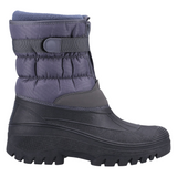 Chase Touch Fastening and Zip up Winter Boots Grey