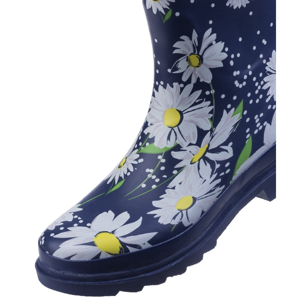 Burghley Waterproof Pull On Wellingtons Daisy