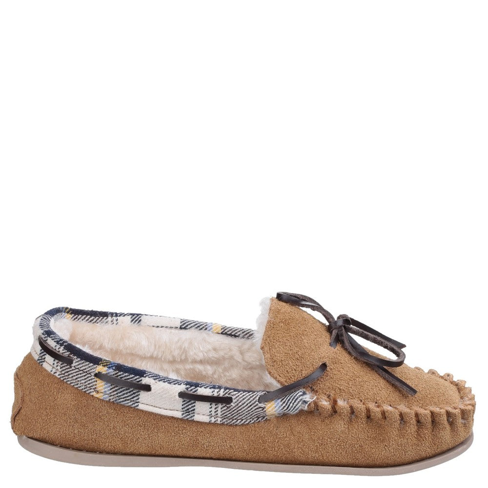Kilkenny Moccasin Slippers Tan Cotswold Shoes