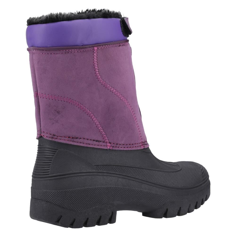 Venture Waterproof Winter Boots Purple Cotswold Shoes