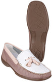 Biddlestone Loafer Shoes White/Beige/Tan