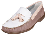 Biddlestone Loafer Shoes White/Beige/Tan