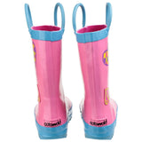 Kids Puddle Waterproof Pull On Boots Hearts