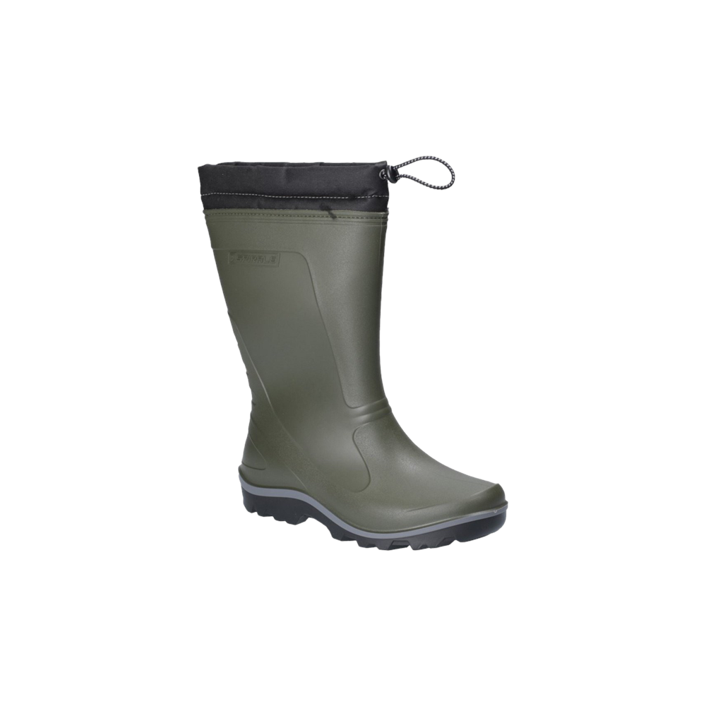 Minchinhampton Lined Wellingtons Green