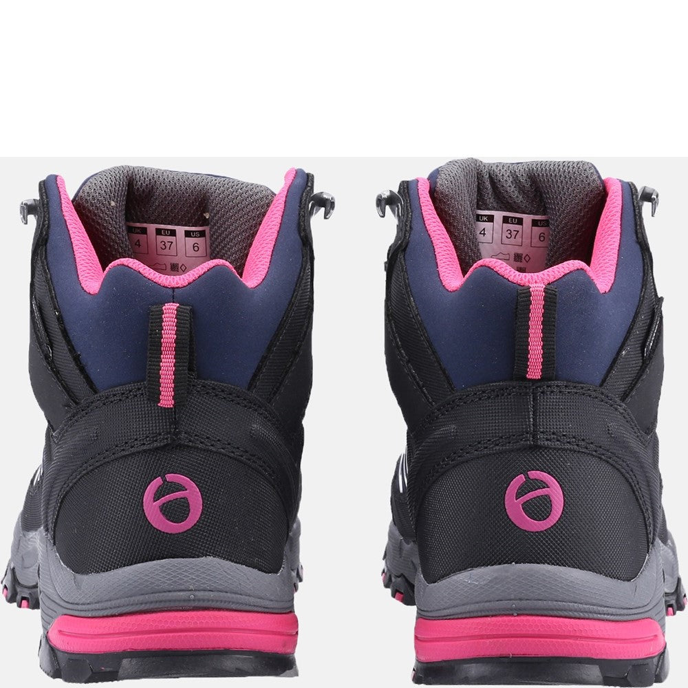 Abbeydale Mid Hiking Boots Navy/Black/Fuchsia