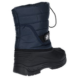 Junior Icicle Toggle Lace Snow Boots Navy