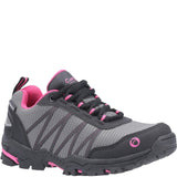 Kids Littledean Hiking Waterproof Shoes Pink/Grey