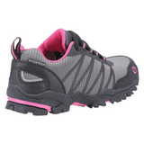 Kids Littledean Hiking Waterproof Shoes Pink/Grey