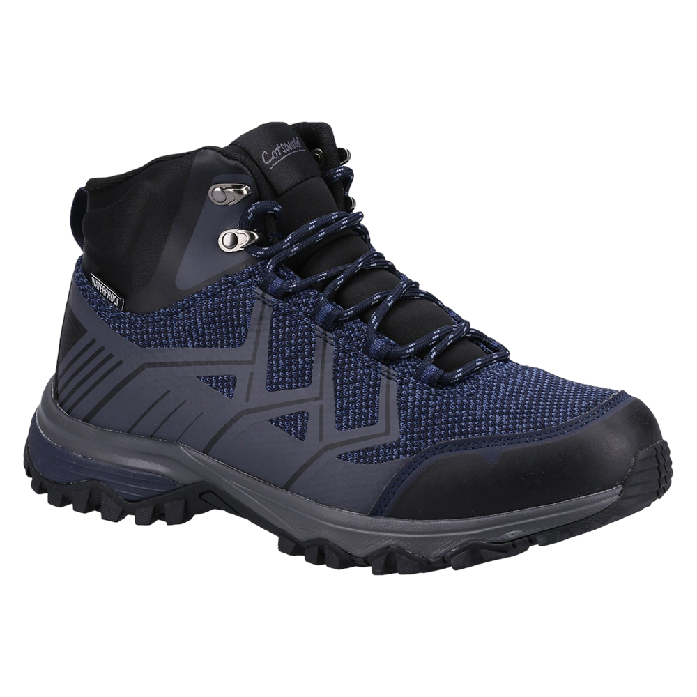 Wychwood Recycled Hiking Boots Black Cotswold Shoes