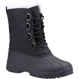 Snowfall Waterproof Winter Boots Black