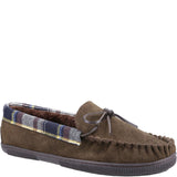 Sodbury Moccasin Slippers Brown